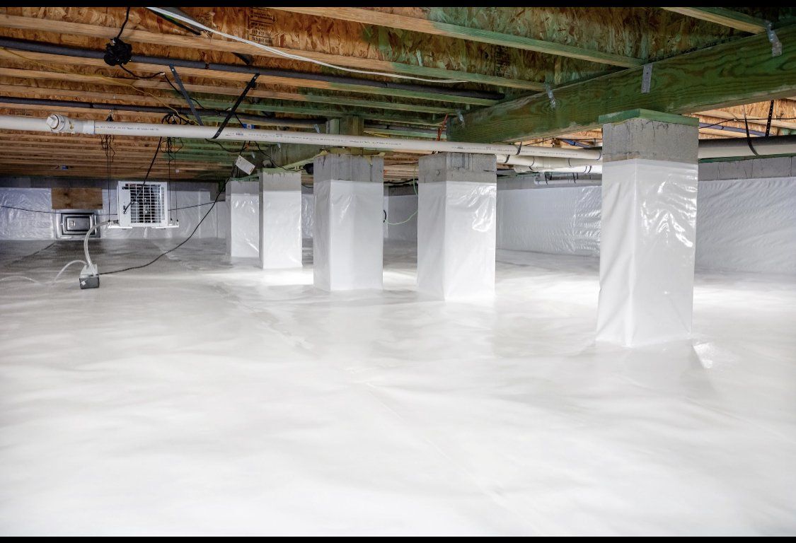 Finished crawl space encapsulation by Lowcountry Crawlspaces in Charleston, SC