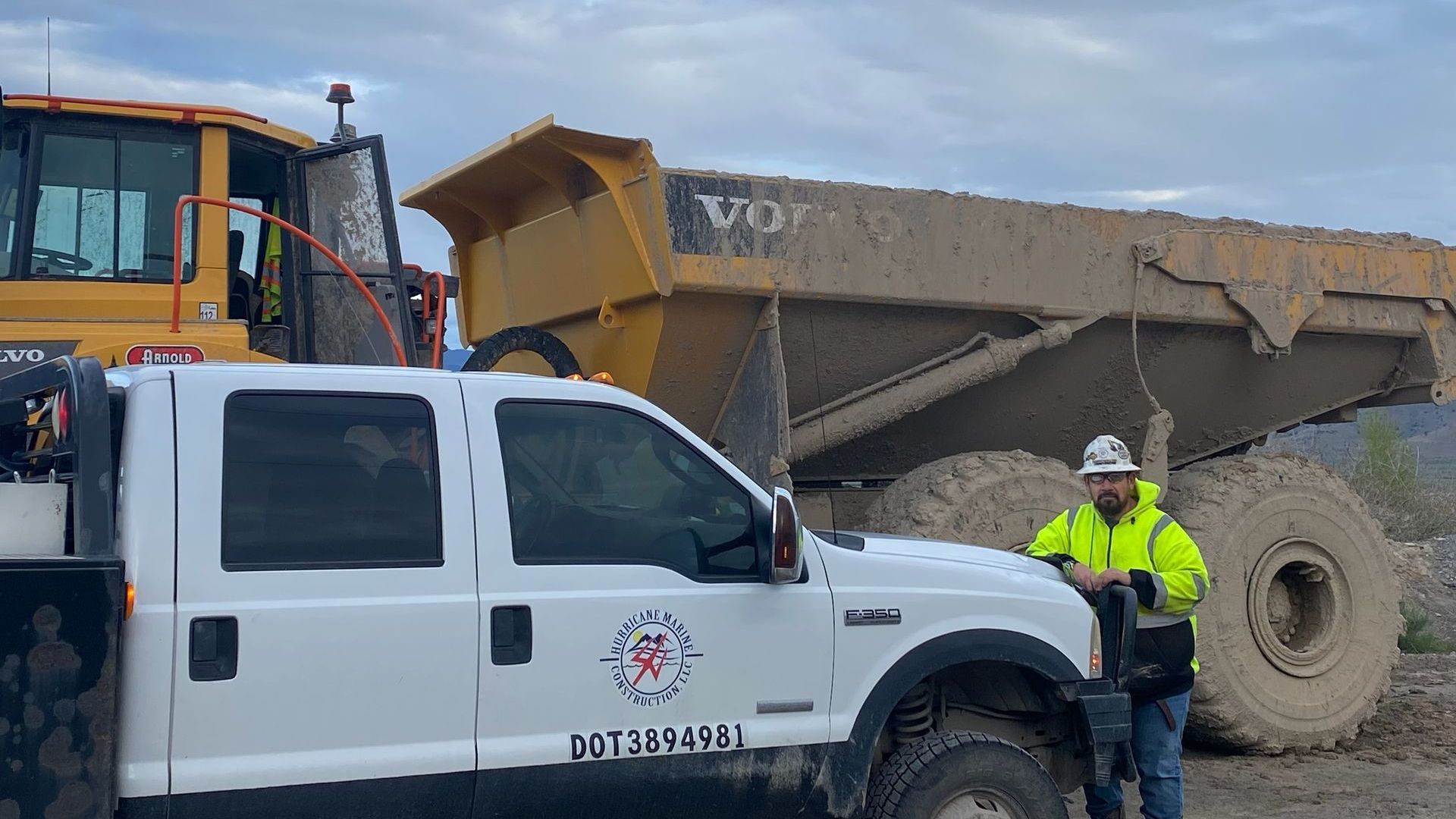 Demolition contractors working on the demolition in Weber County, UT.