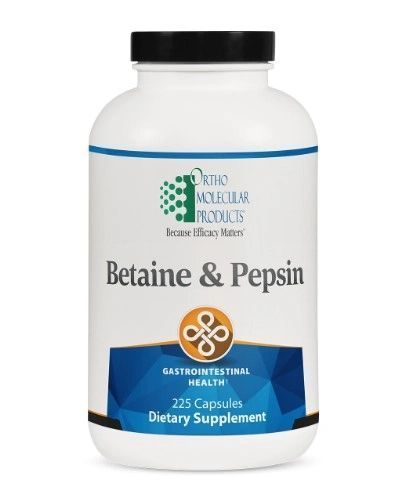 Betain & Pepsin by Ortho Molecular 225 caps