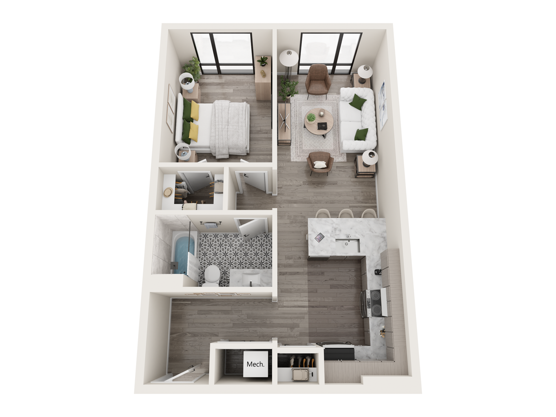 The Bowery Dollhouse Floor Plan