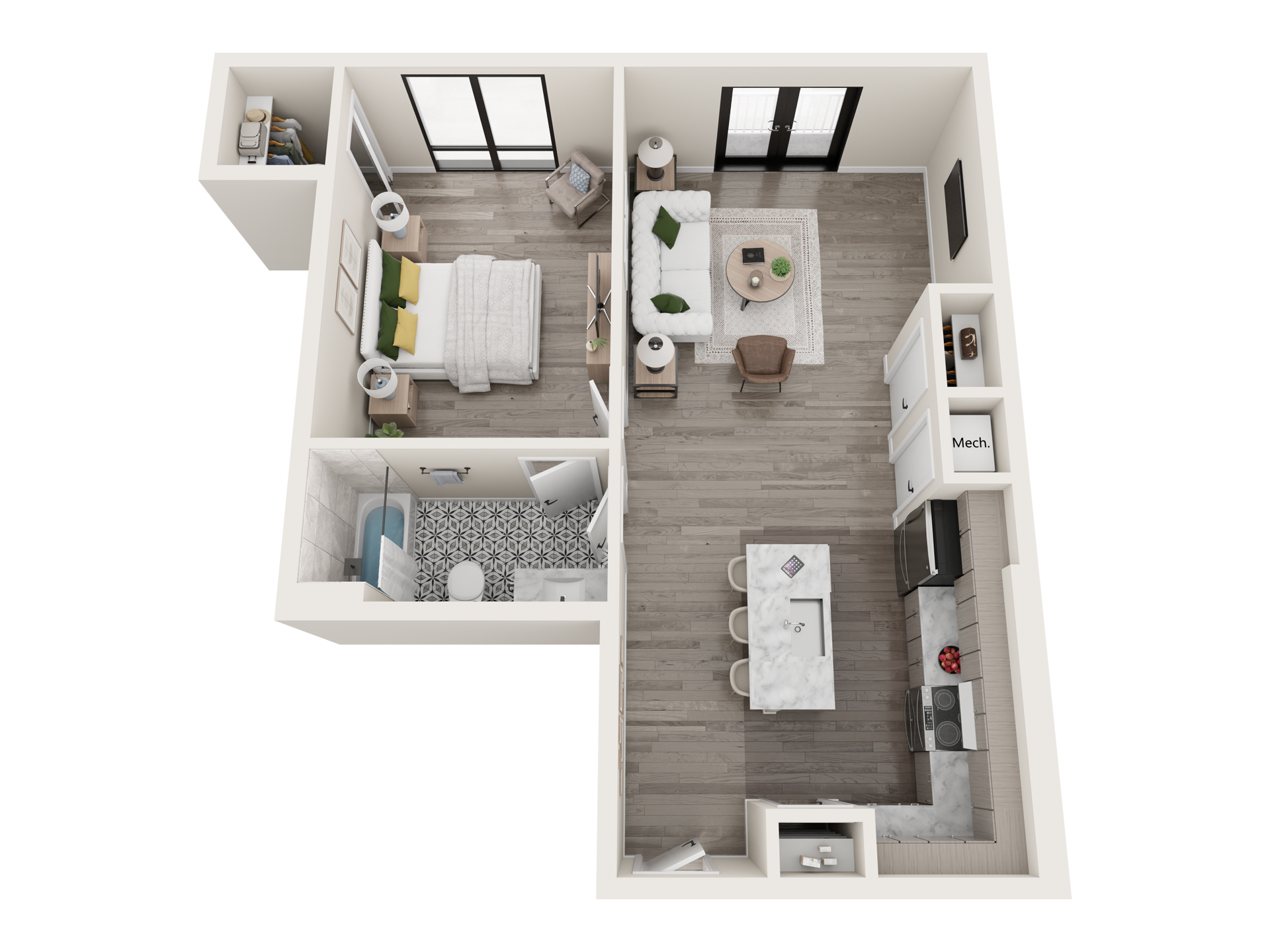 The Bowery Dollhouse Floor Plan