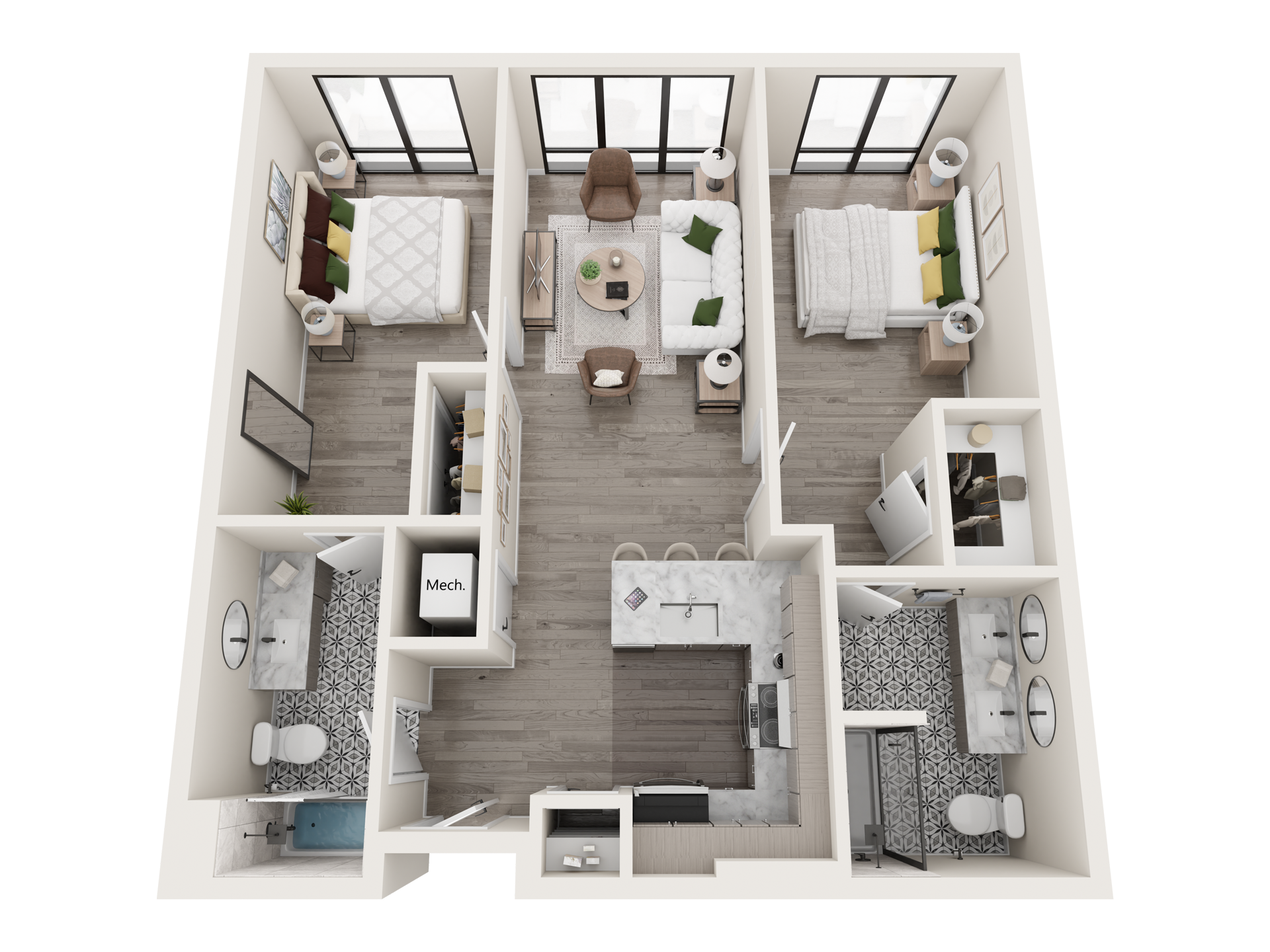 The Bowery Dollhouse Floor Plan
