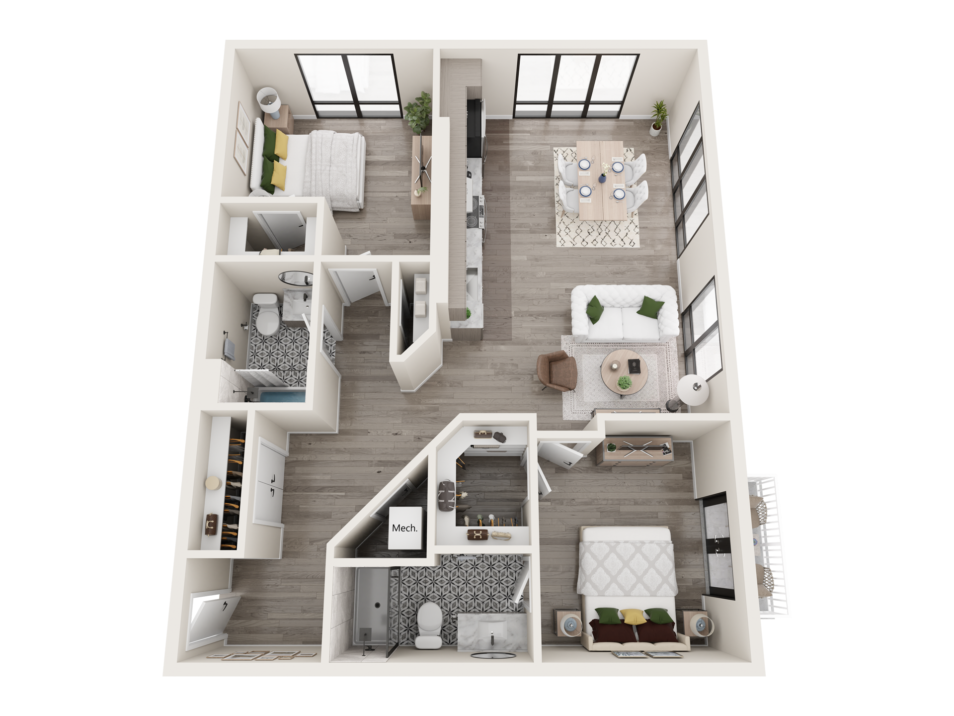 The Drigo Dollhouse Floor Plan