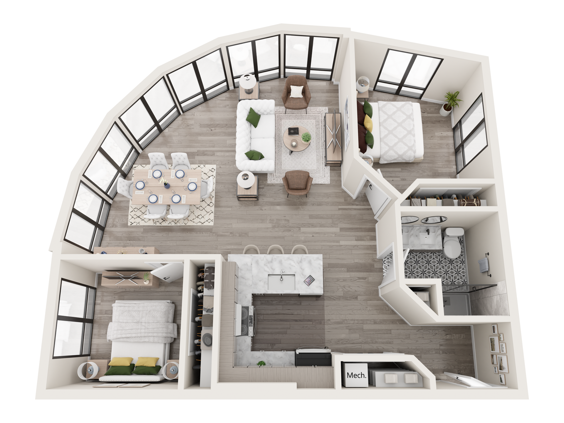 The Bowery Dollhouse Floor Plan