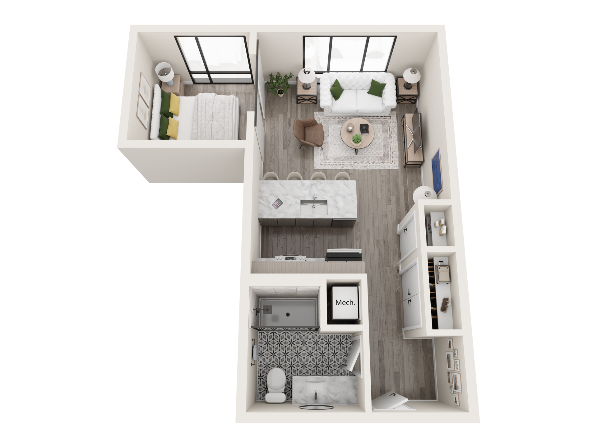 The Bowery Dollhouse Floor Plan