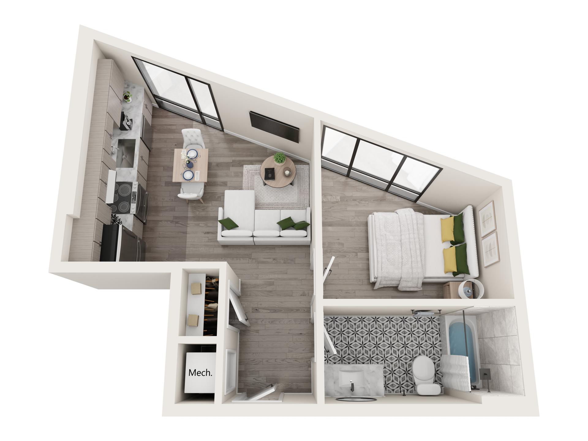 The Bowery Dollhouse Floor Plan