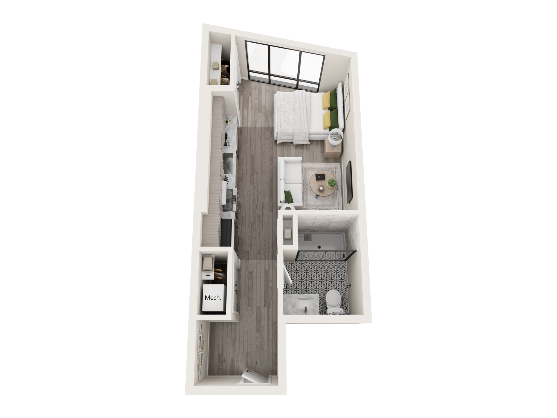 The Edison Dollhouse Floor Plan