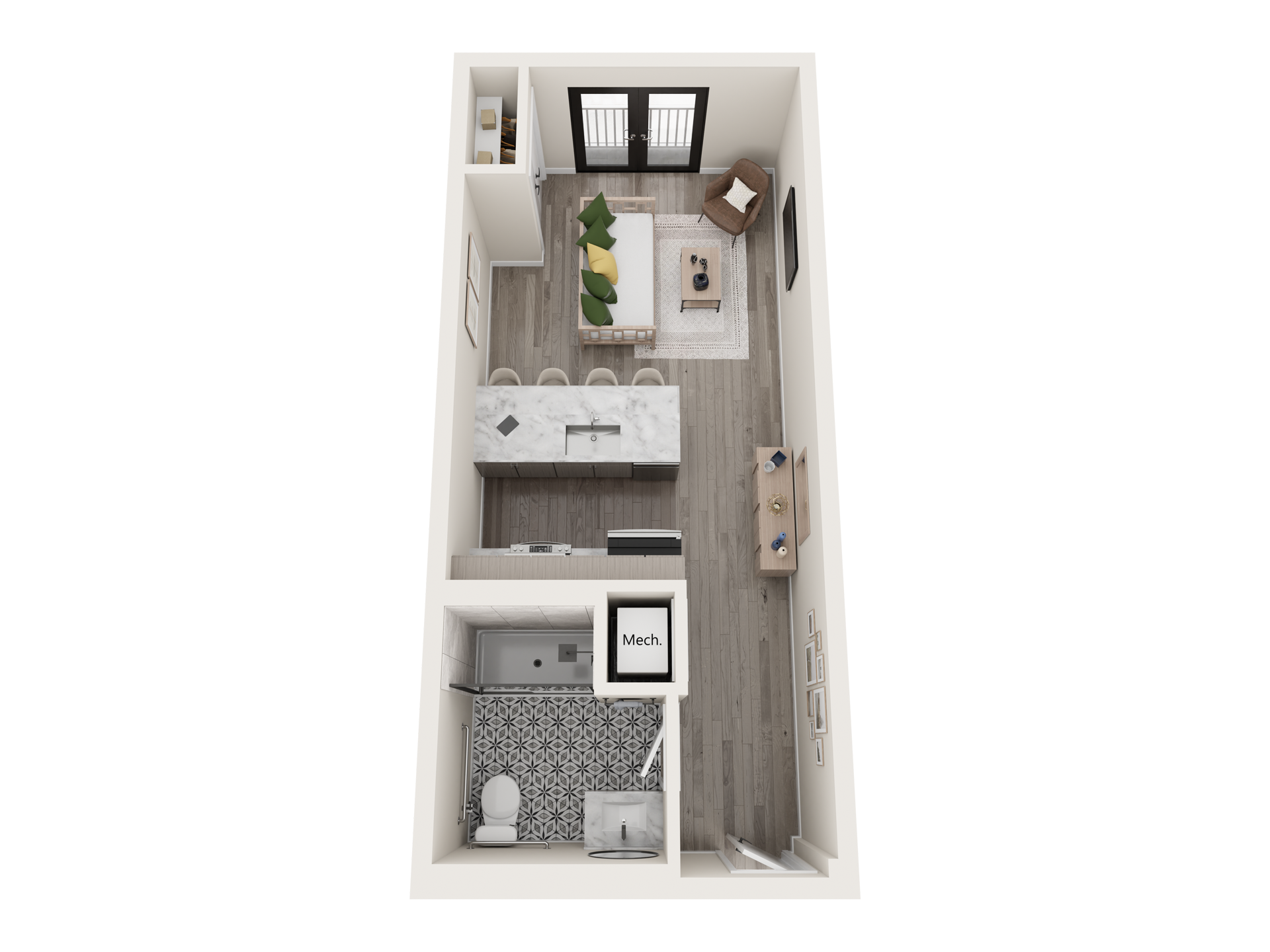 The Murray Dollhouse Floor plan