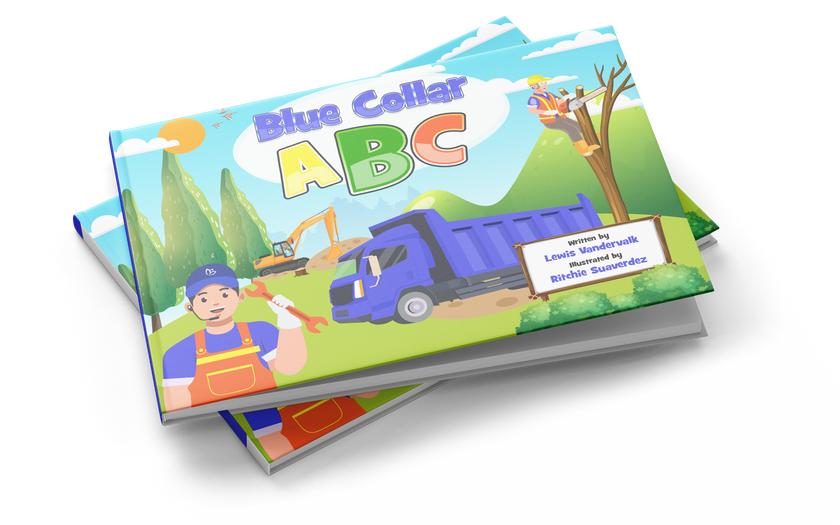 Blue Collar ABCs book images