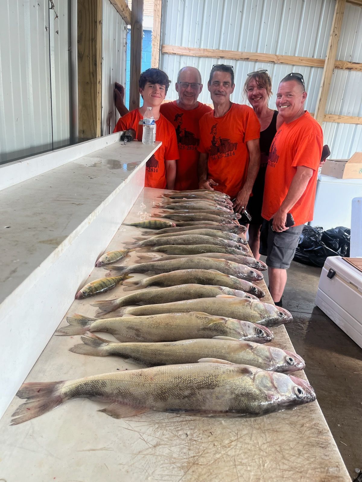 fishing charter on Lake Erie