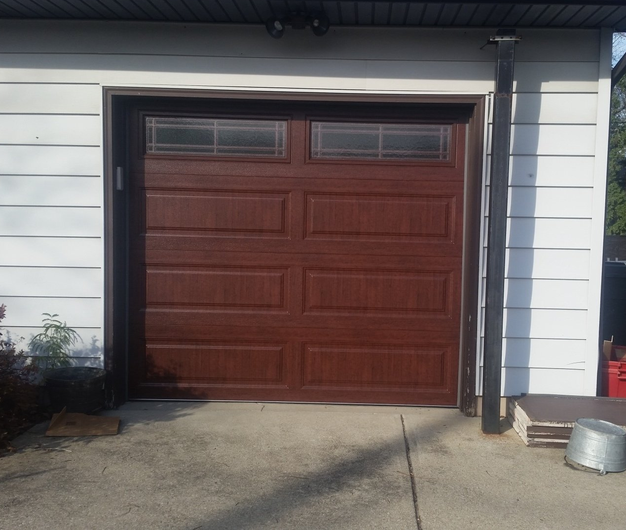 Brown Garage Door — Columbus, OH — Grove Overhead Door