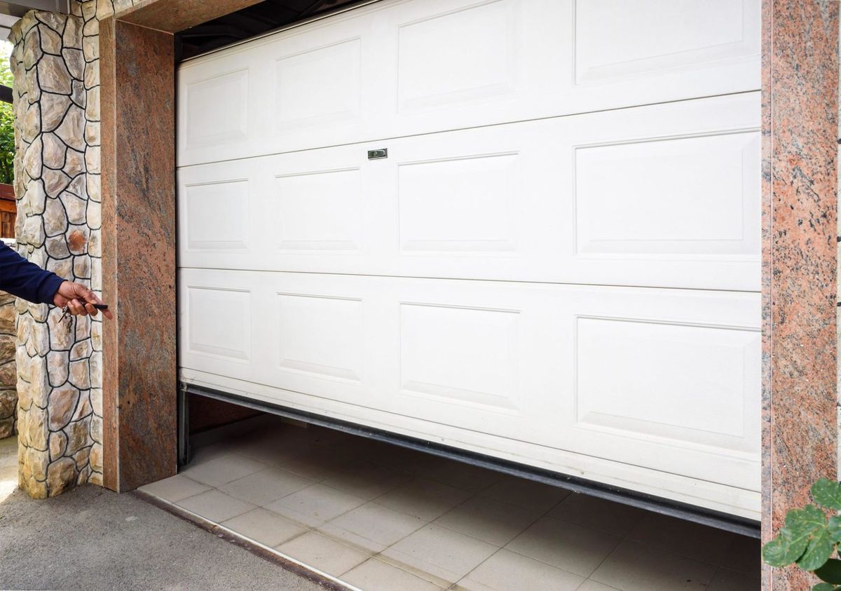 Opening the Garage Door — Columbus, OH — Grove Overhead Door