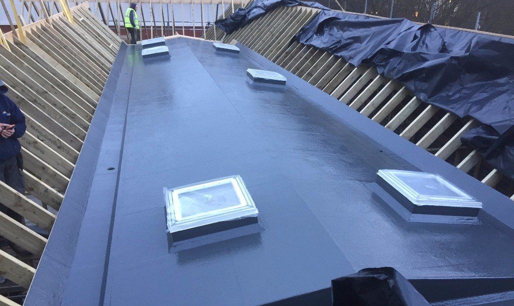 Fibreglass roofing