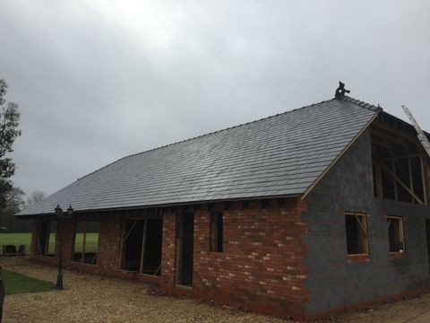 slate roofing work