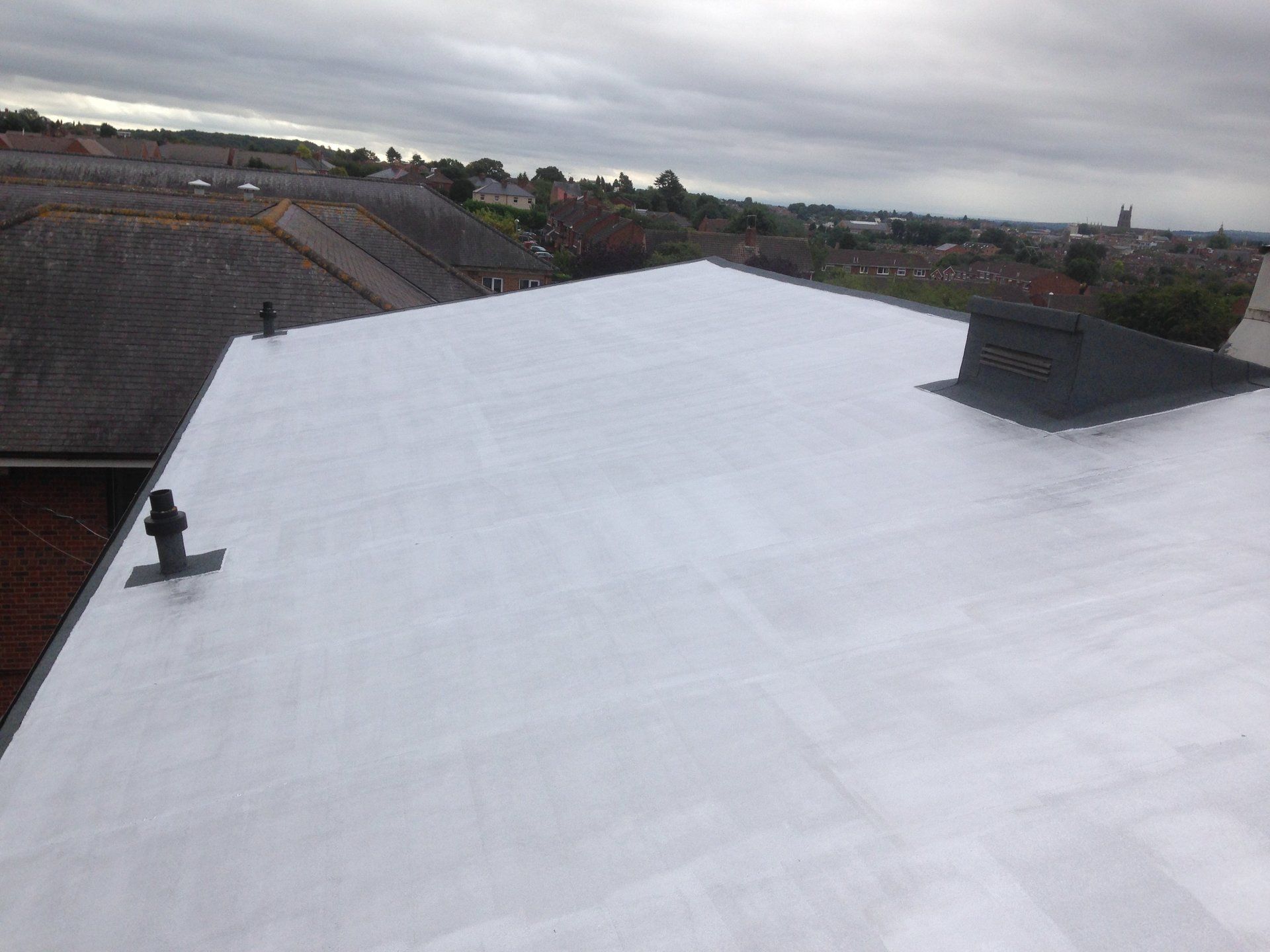 Flat roofing