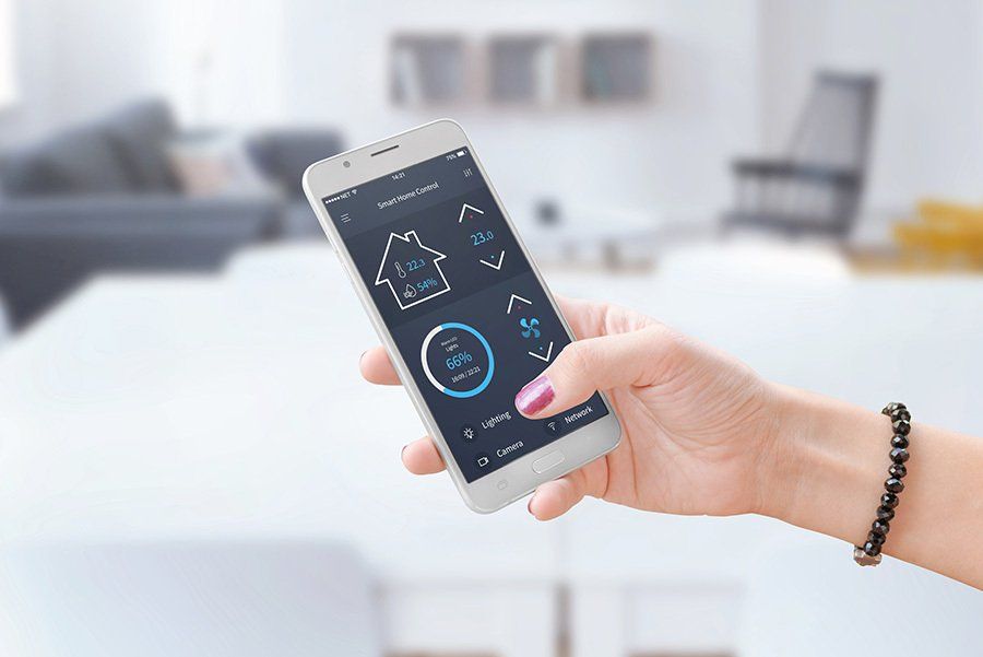 smart home automation app application security phone control temperature lighting adt AV hvac