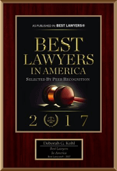 Best Lawyers in America Selected by Peer Recognition 2017