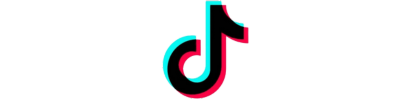 A tiktok logo on a white background.