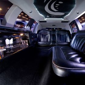 interior of limo