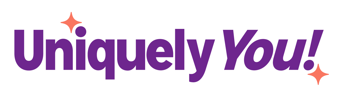 A logo for a company called uniquely you !