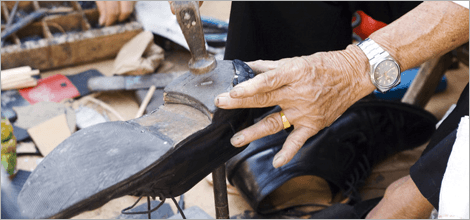 To repair your shoes in Edinburgh call 0131 226 3464