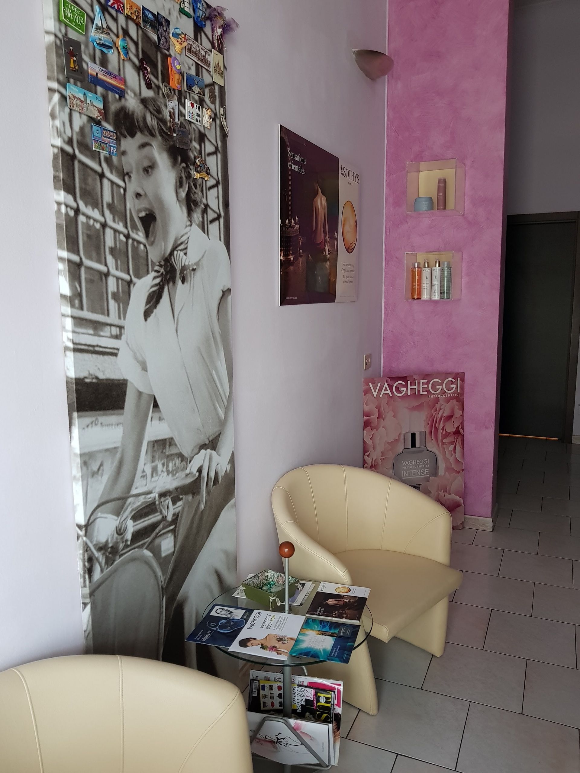 Accoglienza centro estetico Estetica Ciclamini