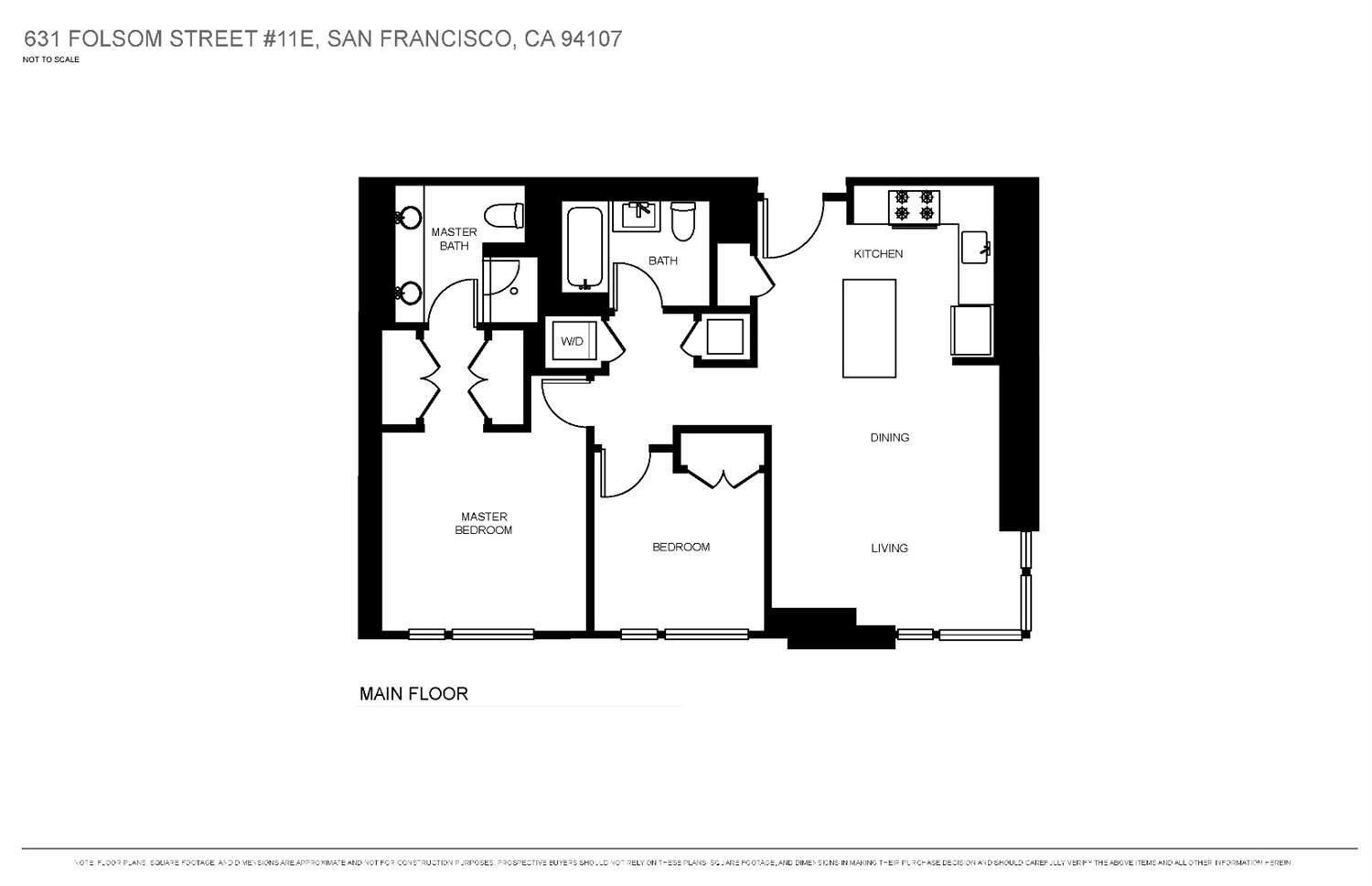 631 Folsom Street #11E floor plan