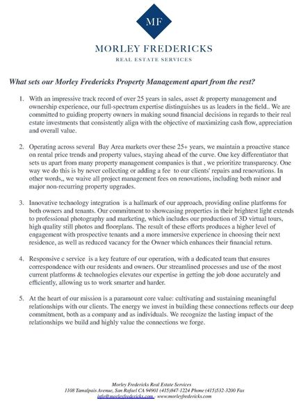 Morley Fredericks | Real Estate Services &amp; Property Management