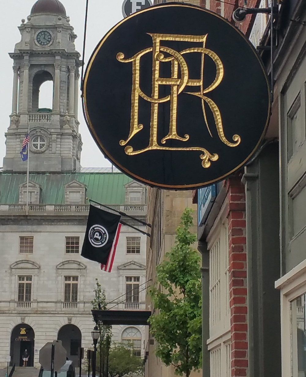 Gold Carved Business Signs