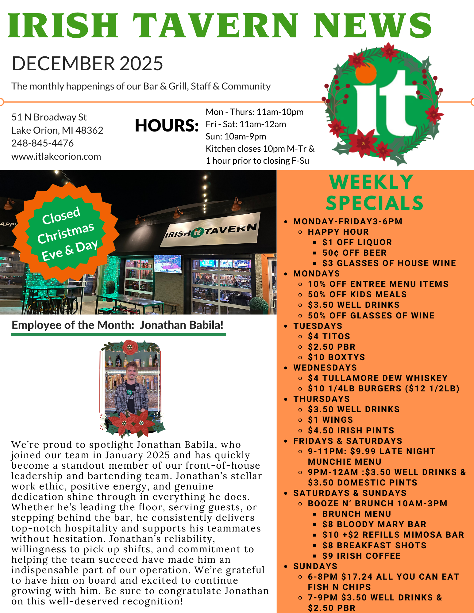 Employee of the month