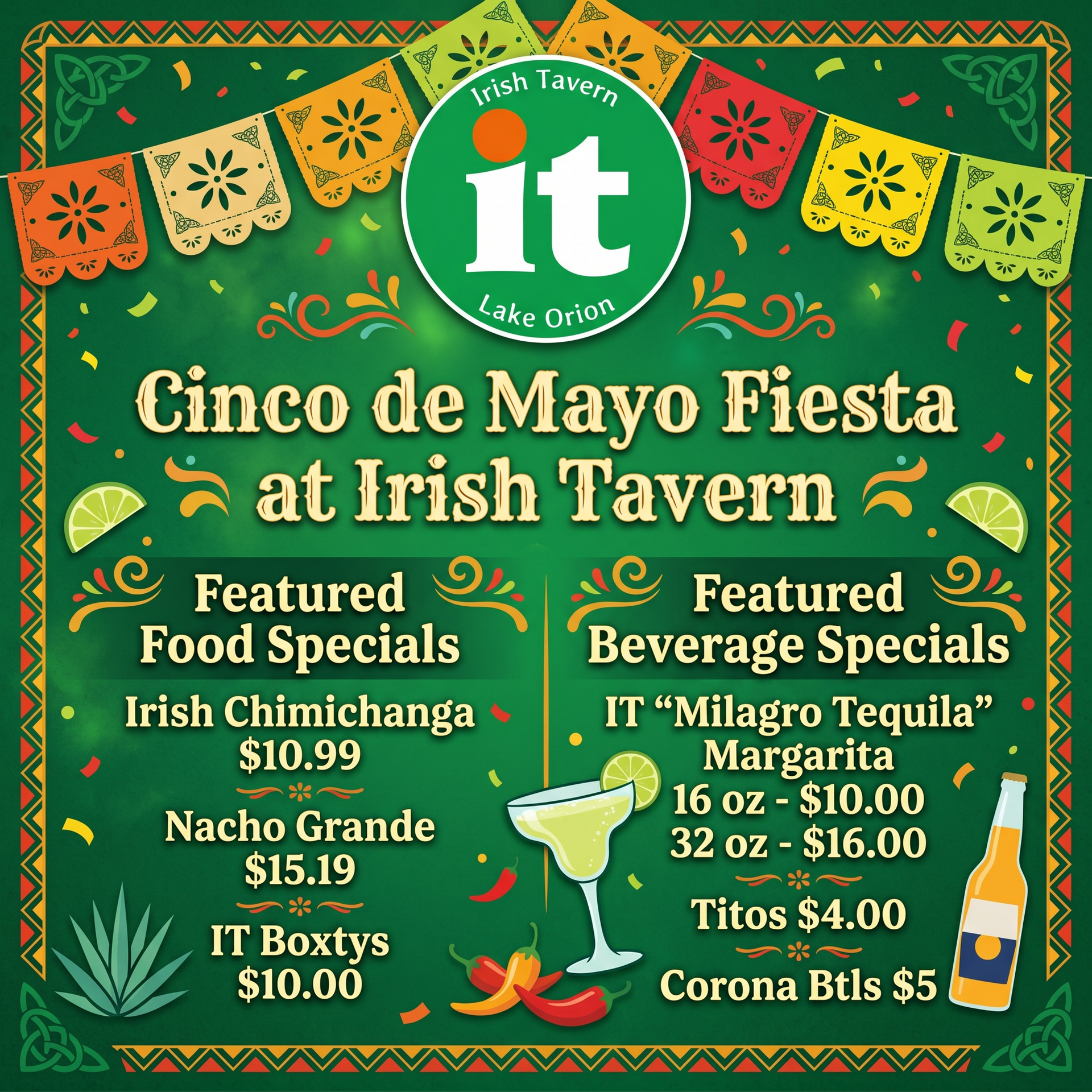 Cinco de Mayo specials