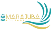 Um logotipo para a pousada marajuba com uma onda no meio