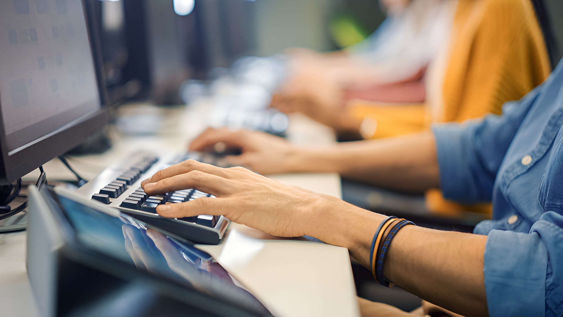 A Person is Typing on a Keyboard — Townsville Accounting In Hyde Park, QLD