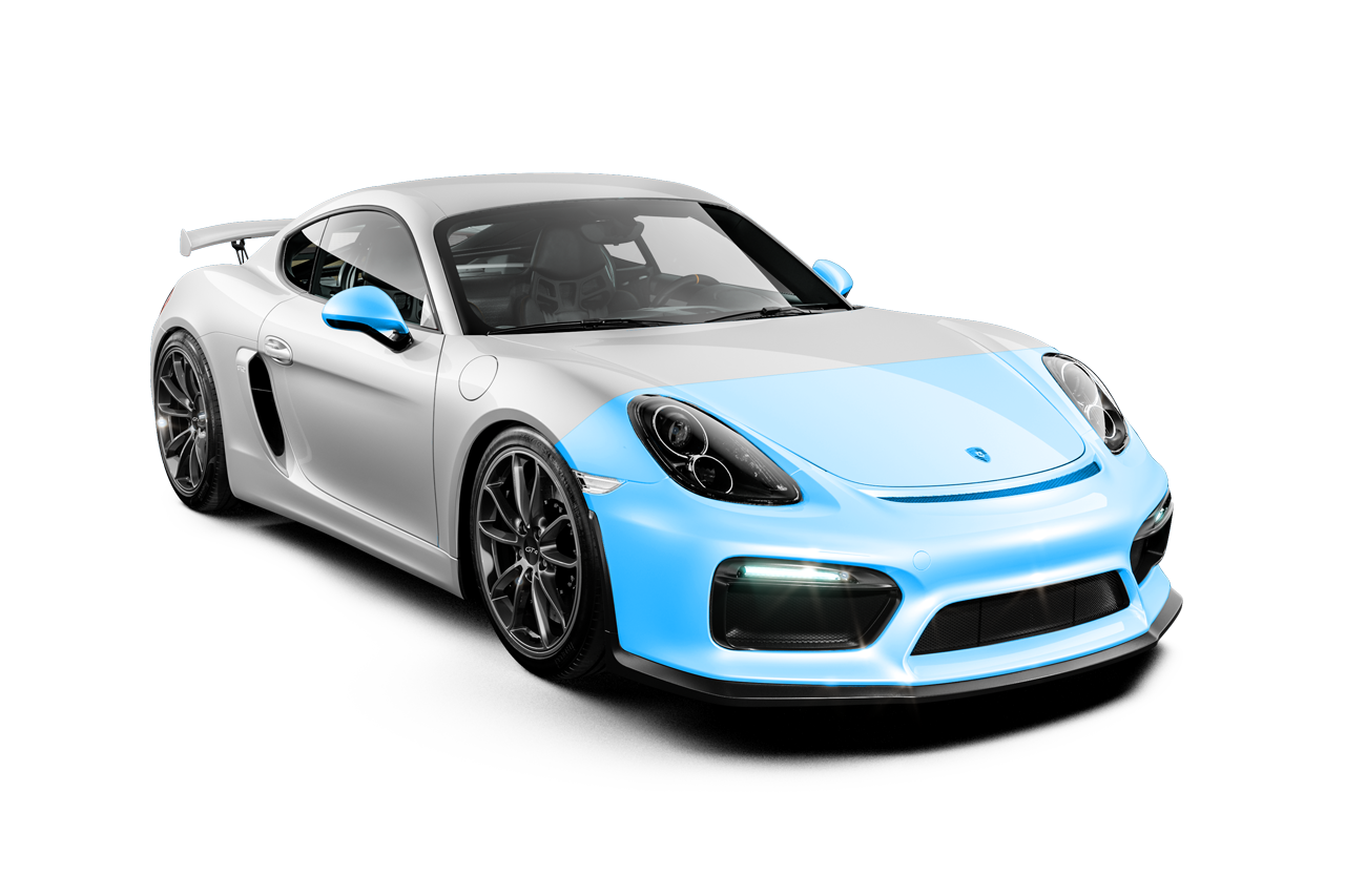 Porsche Cayman Partial Front