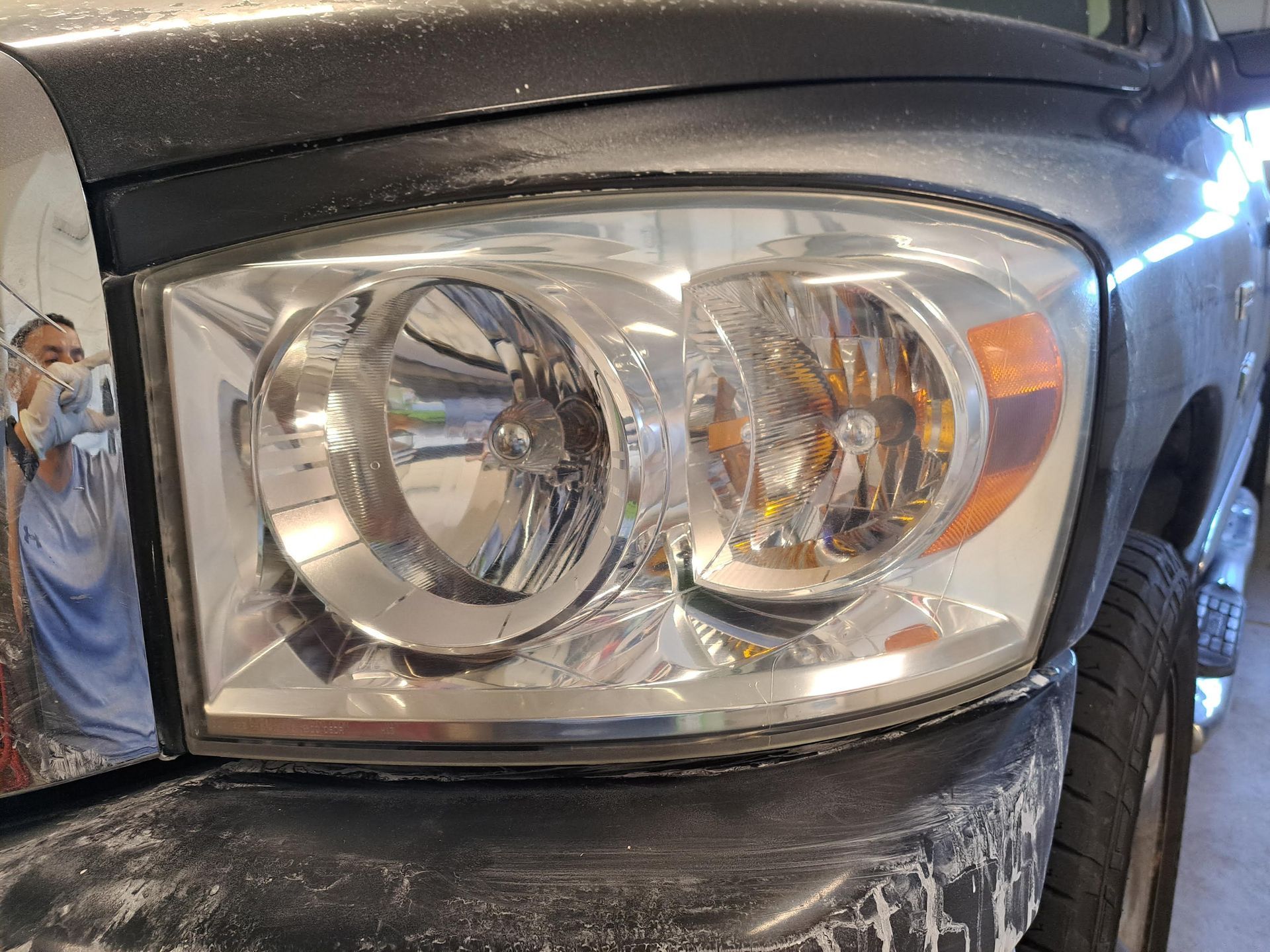 After Headlight Restoration Dodge 1500 In Albuquerque, Nm