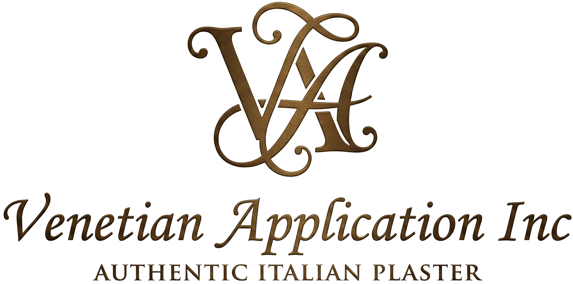Logo for Venetian Application Inc., featuring a stylized