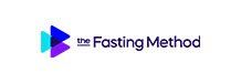 The Fasting Method logo: blue, teal, and purple triangles next to the text