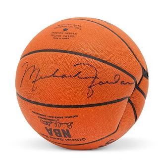 Michael Jordan Signed Basketball