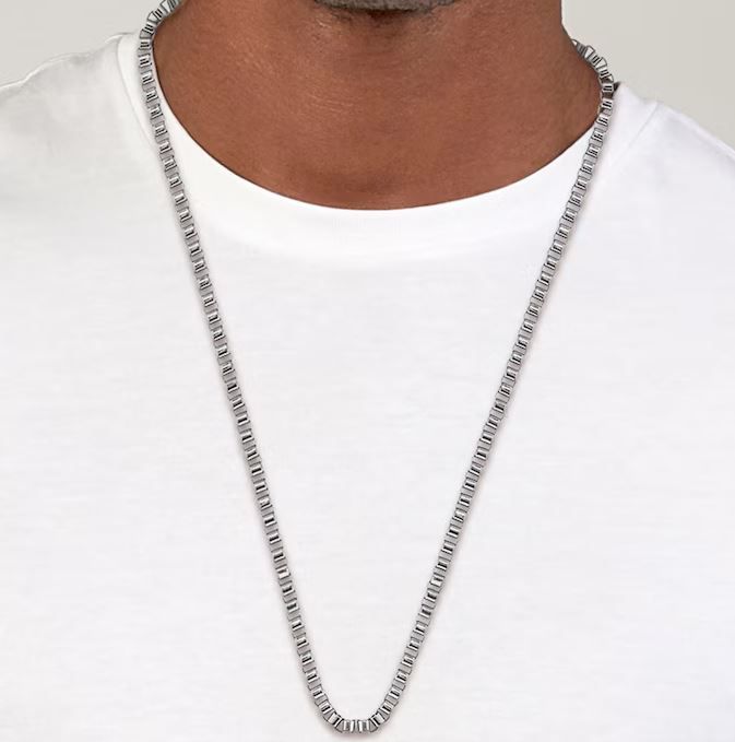 BOSS Gents BOSS Stainless Steel Chain Necklace 