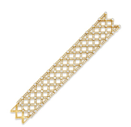 VAN CLEEF & ARPELS DIAMOND 'ESCURIAL' BRACELET