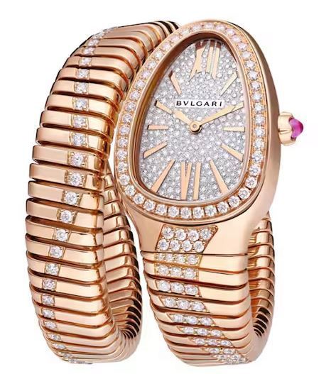 Bvlgari Serpenti Tubogas 35mm Ladies Watch Diamond 