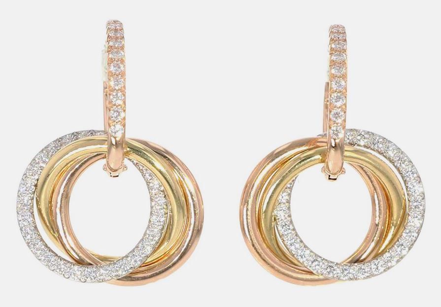 Cartier Diamond Trinity Earring