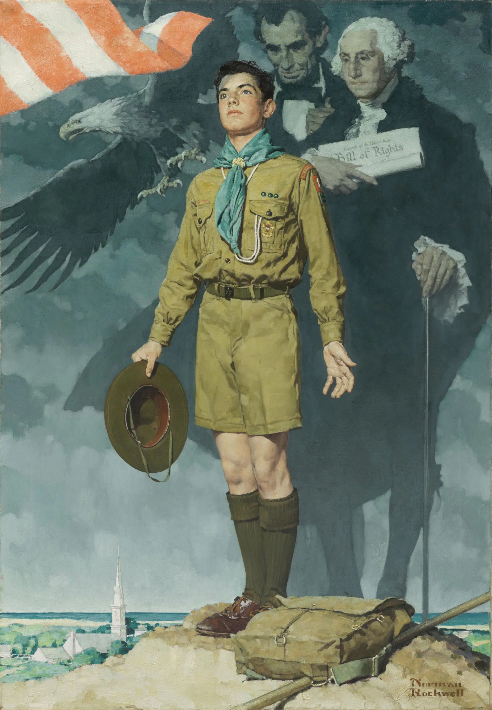 Norman Rockwell (1894-1978)
A Scout is Loyal