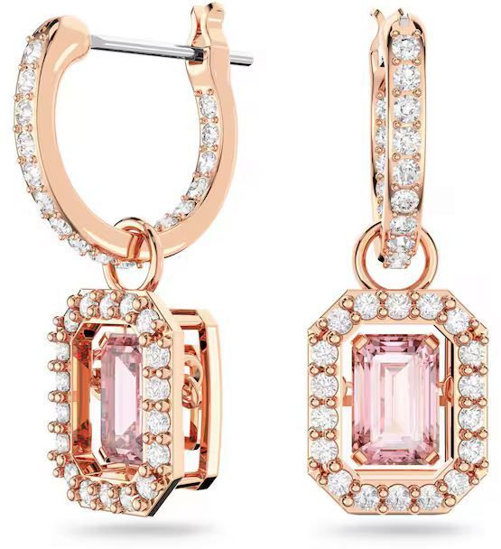 SWAROVSKI Millenia Rose Gold Drop Earrings 