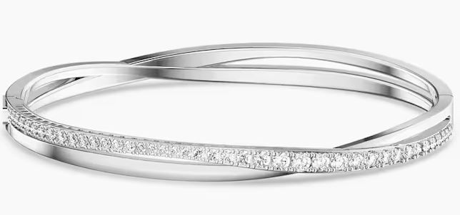 SWAROVSKI Twist Rows Bracelet Silver