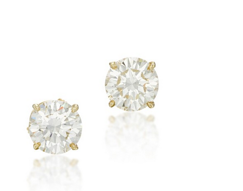 Pair of diamond studs