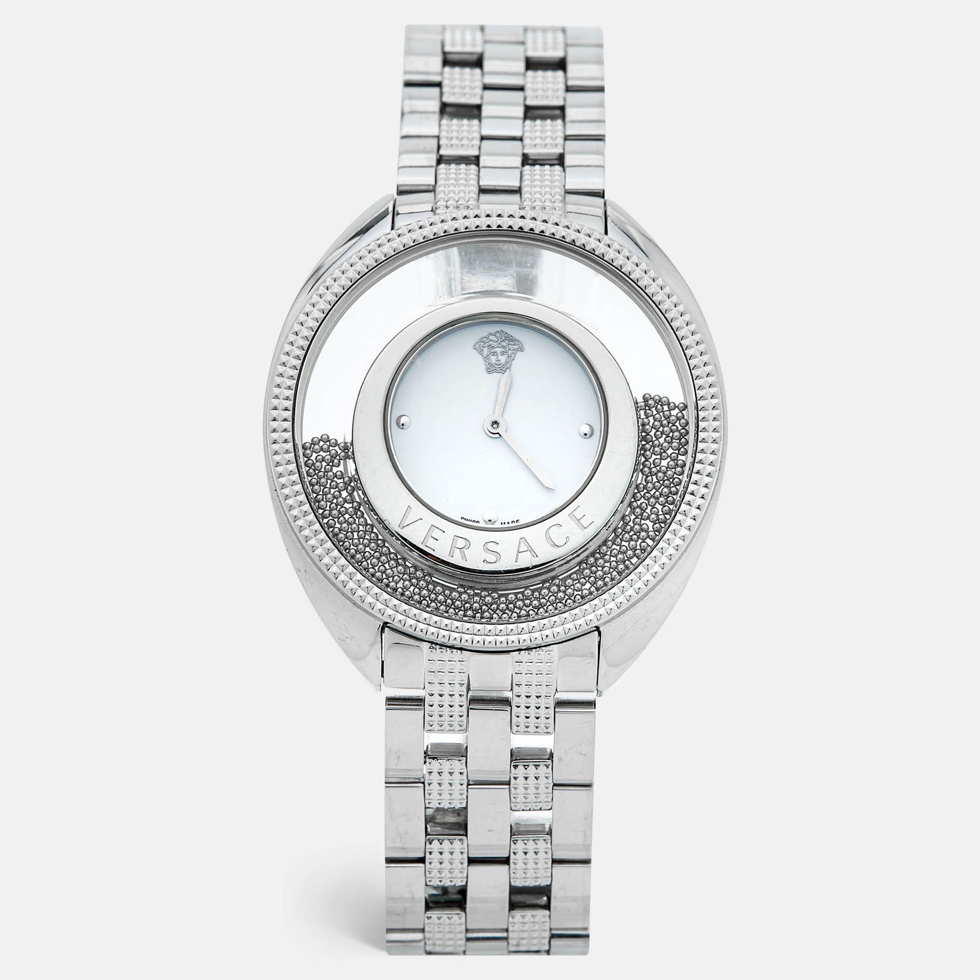 Versace White Stainless Steel Destiny Spirit