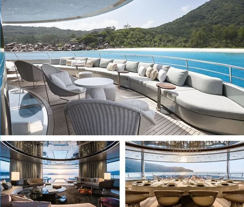 hybrid luxury yacht savannah interior