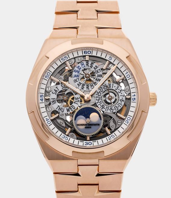 Vacheron Constantin Skeleton 18k Rose Gold Overseas