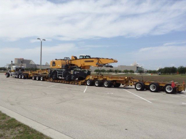 Road with Truck — Opa-locka, FL — Sunshine Heavy Hauling, Inc.
